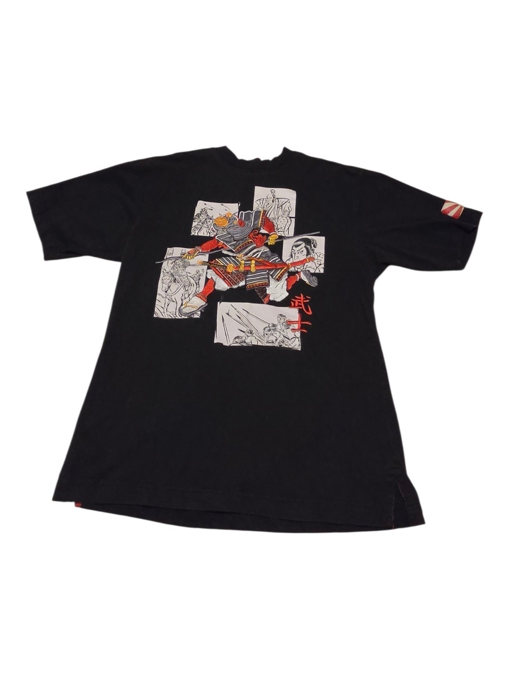 Black Samurai Japanese Graphic T-Shirt – Anime Style – Y2K